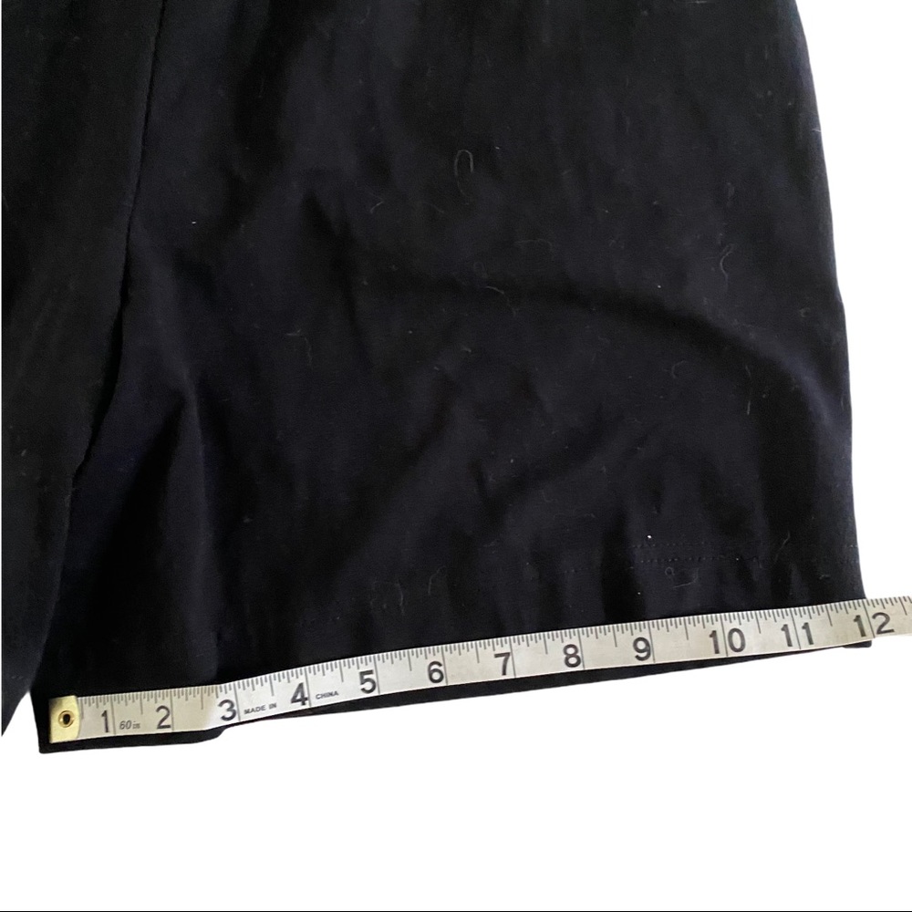 Karen Scott Sports Petites Black Stretch Shorts PM - Picture 5 of 6